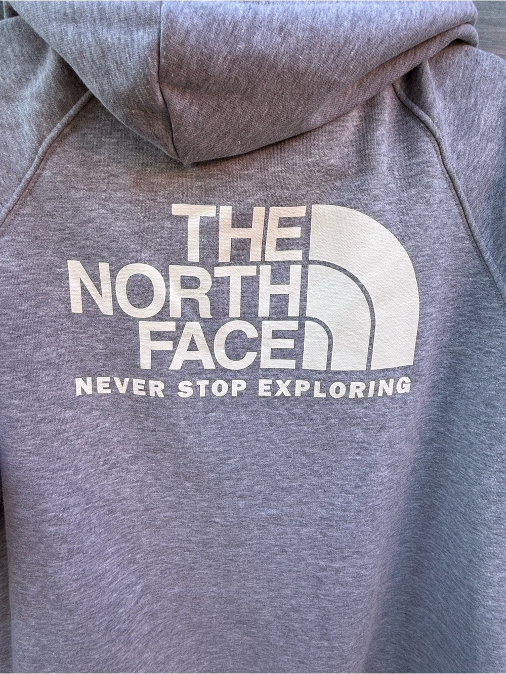 The North Face Circular Design Grey Pullover Hoodie Women's Size XL - Picture 9 of 9